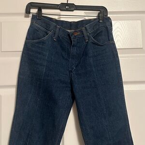 Vtg Maverick Dark Blue Women's Flared Jeans, Sz 25